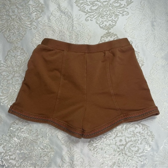 Matilda Jane Enchanted Garden Frances French Terry Shorts Brown Size 8 - Picture 2 of 5